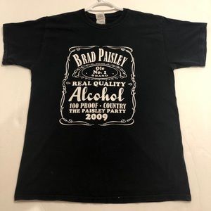 Brad Paisley 2009 concert shirt